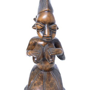 Maternity figure - Wood - Yoruba - Nigeria