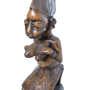 Maternity figure - Wood - Yoruba - Nigeria