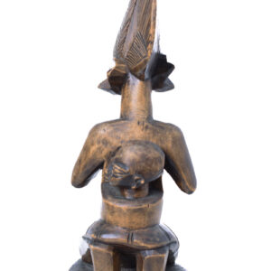 Maternity figure - Wood - Yoruba - Nigeria