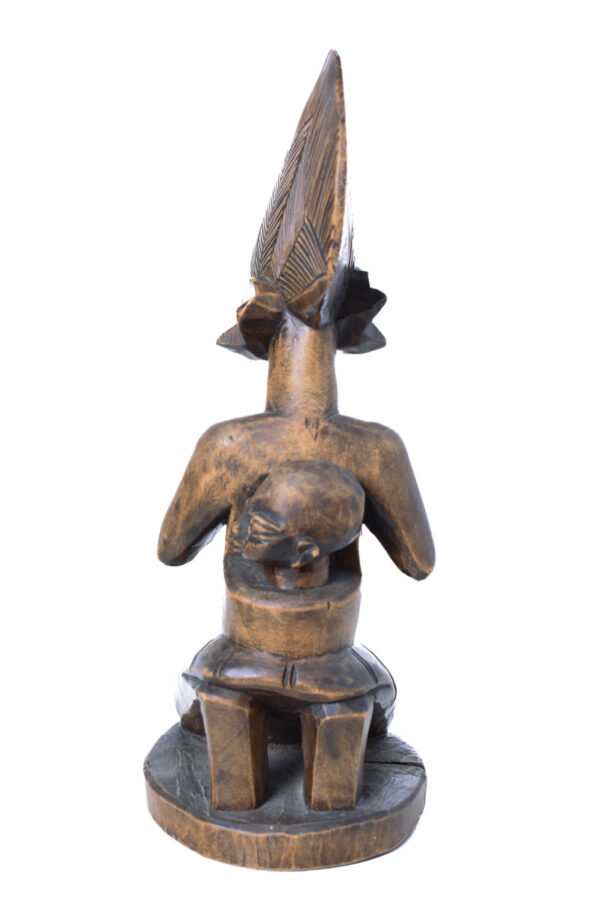 Maternity figure - Wood - Yoruba - Nigeria