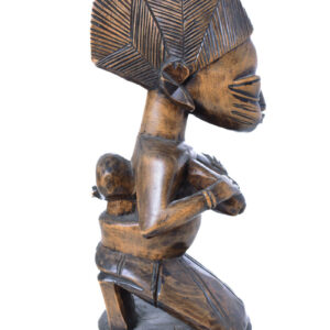 Maternity figure - Wood - Yoruba - Nigeria