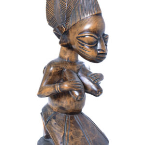 Maternity figure - Wood - Yoruba - Nigeria