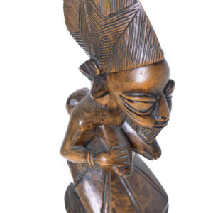 Maternity figure - Wood - Yoruba - Nigeria