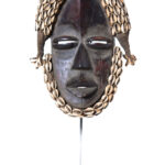Deangle Mask - Wood, Rope - Dan - Ivory Coast