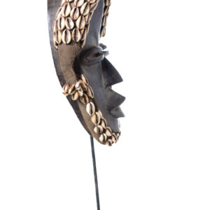 Deangle Mask - Wood, Rope - Dan - Ivory Coast