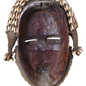 Deangle Mask - Wood, Rope - Dan - Ivory Coast