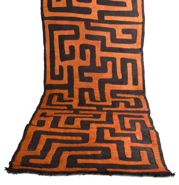 Textile - Cloth - Shoowa-Kuba - DR Congo 320 cm