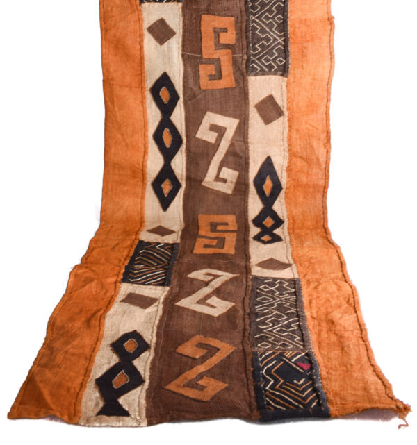 Textile - Cloth - Shoowa-Kuba - DR Congo 400 cm
