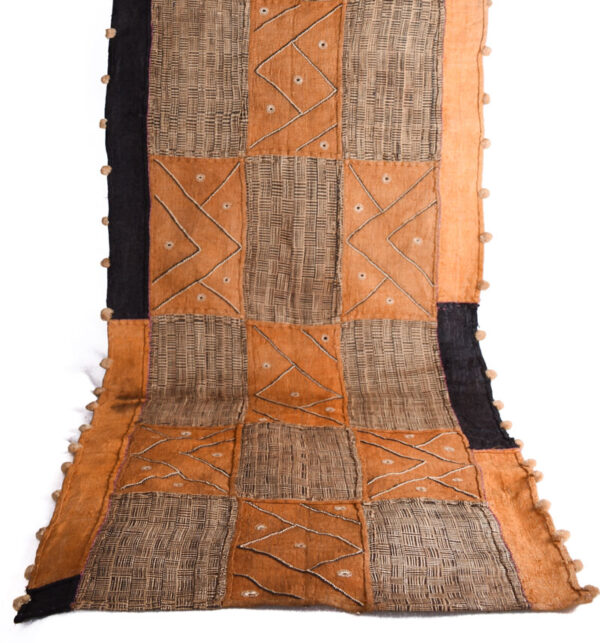 Textile - Cloth - Shoowa-Kuba - DR Congo 330 cm