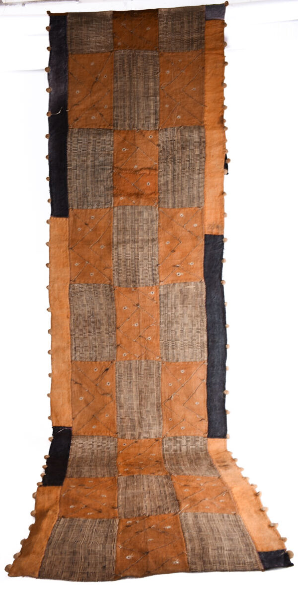 Textile - Cloth - Shoowa-Kuba - DR Congo 330 cm