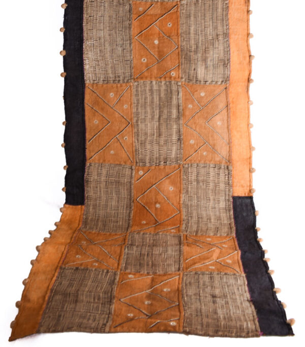 Textile - Cloth - Shoowa-Kuba - DR Congo 330 cm