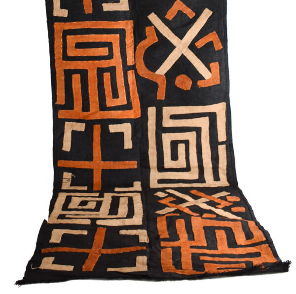Textile - Cloth - Shoowa-Kuba - DR Congo 340 cm