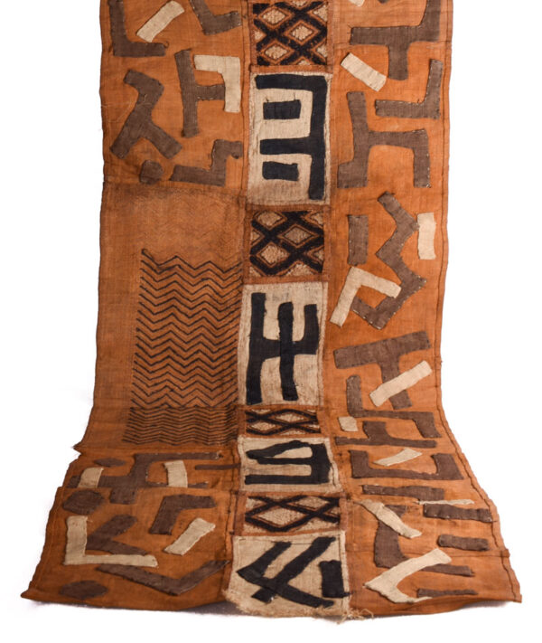 Textile - Cloth - Shoowa-Kuba - DR Congo 300 cm