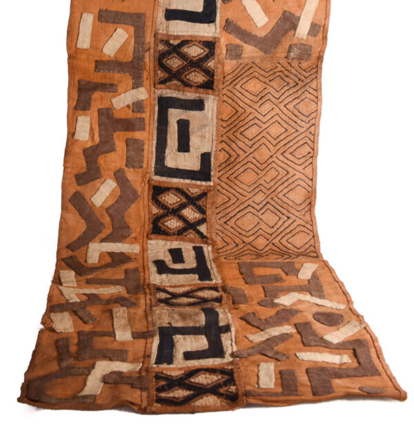 Textile - Cloth - Shoowa-Kuba - DR Congo 300 cm
