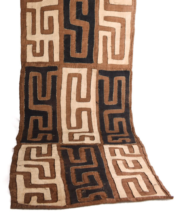 Textile - Cloth - Shoowa-Kuba - DR Congo 320 cm