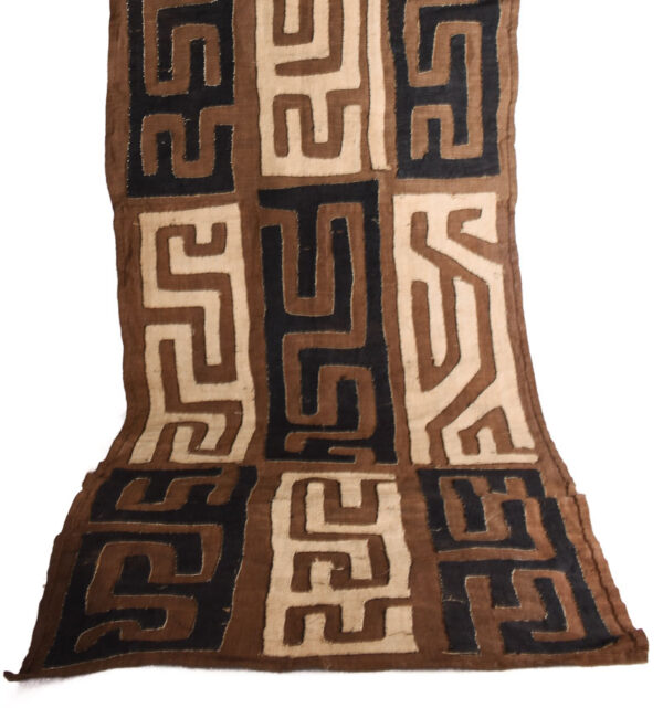 Textile - Cloth - Shoowa-Kuba - DR Congo 320 cm