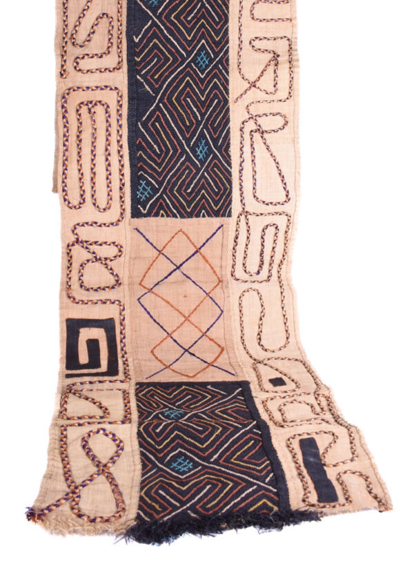 Textile - Cloth - Shoowa-Kuba - DR Congo 380 cm