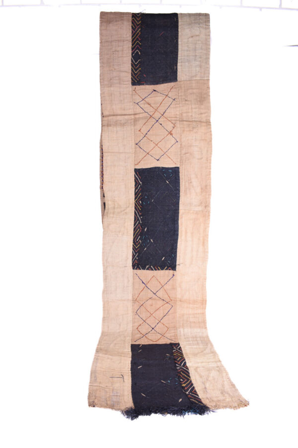 Textile - Cloth - Shoowa-Kuba - DR Congo 380 cm