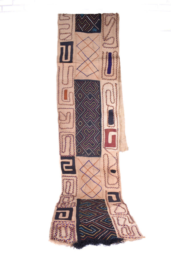 Textile - Cloth - Shoowa-Kuba - DR Congo 380 cm