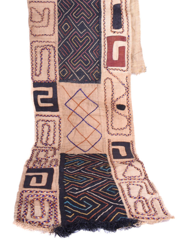 Textile - Cloth - Shoowa-Kuba - DR Congo 380 cm