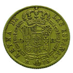 Spain 80 Reales 1839 Isabel II - Gold