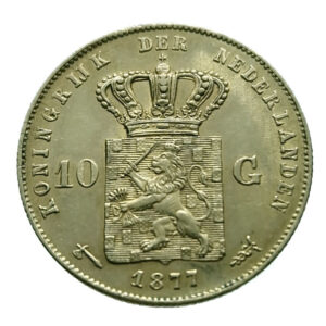 Nederland 10 Gulden 1877 Willem III