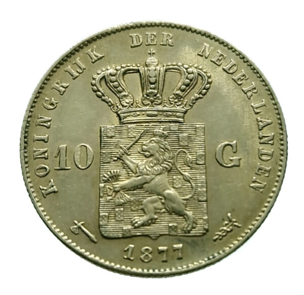 Nederland 10 Gulden 1877 Willem III
