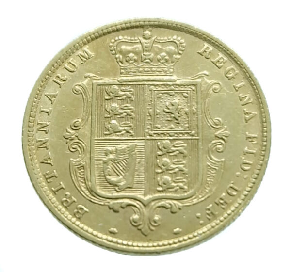 United Kingdom 1/2 Sovereign 1883 Victoria - Gold