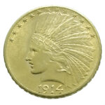 USA 10 Dollars 1914-D Indian Head - Gold