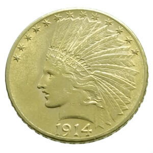 USA 10 Dollars 1914-D Indian Head - Gold