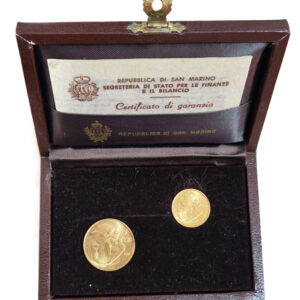 San Marino 1 Scudo + 2 Scudi 1981 World Food Day - Coinset