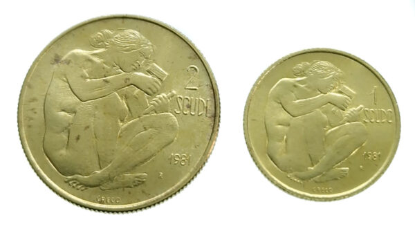 San Marino 1 Scudo + 2 Scudi 1981 World Food Day - Coinset