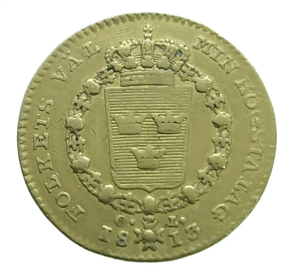Sweden 1 Ducat 1813 Carl XIII - Gold