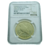 VENEZUELA 1000 Bolivares 1975 Cock of the Rocks - Gold NGC MS 68