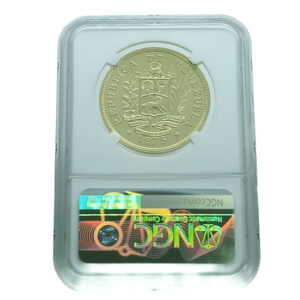 VENEZUELA 1000 Bolivares 1975 Cock of the Rocks - Gold NGC MS 68