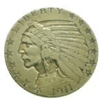 USA 5 Dollars 1911 Indian Head - Gold