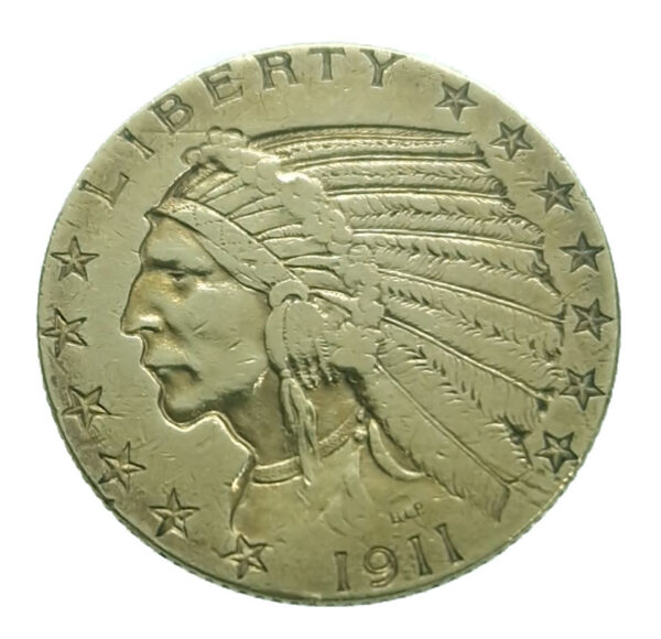 USA 5 Dollars 1911 Indian Head - Gold