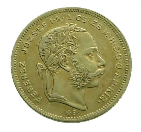 Hungary 20 Francs / 8 Forint 1874 Franz Joseph I