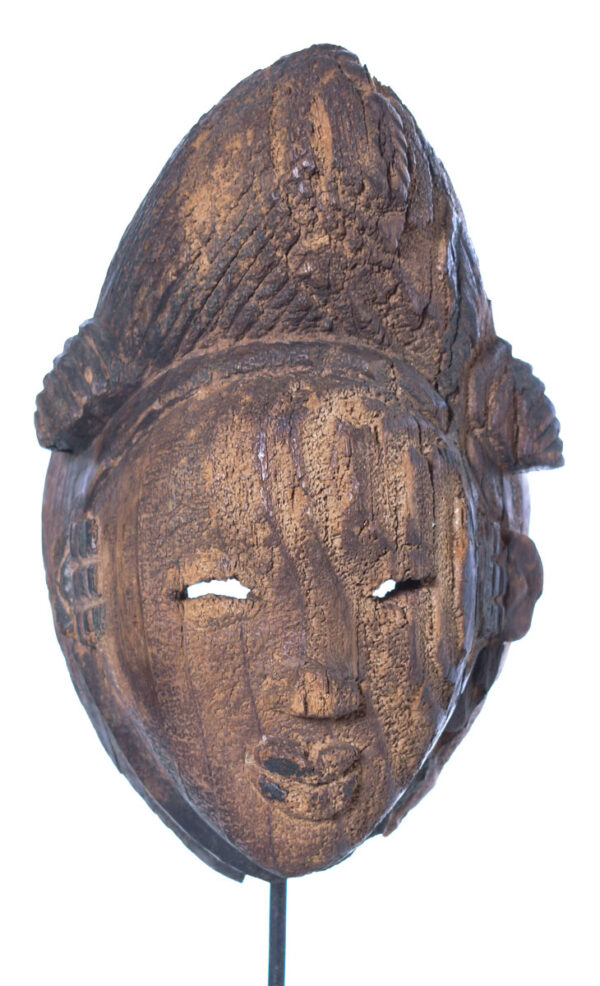 Initiation mask - Wood - Punu - Gabon