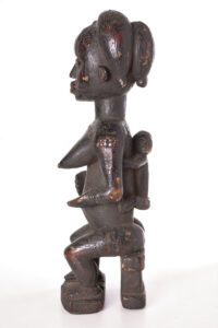 Maternity figure - Wood - Anyi - Ivory Coast / Lagoon Region