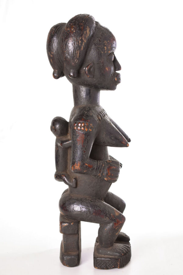 Maternity figure - Wood - Anyi - Ivory Coast / Lagoon Region