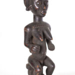 Maternity figure - Wood - Anyi - Ivory Coast / Lagoon Region