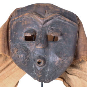 Mask - Wood, Burlap - Pende - Congo