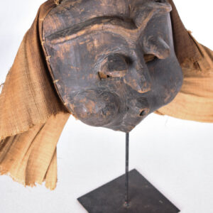 Mask - Wood, Burlap - Pende - Congo