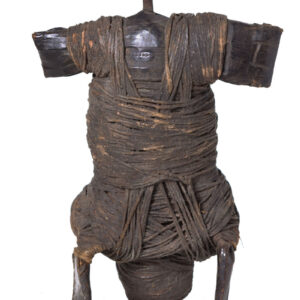 Fetish figure - String, Iron (cast), Leather - Fali - Cameroon