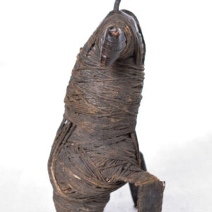 Fetish figure - String, Iron (cast), Leather - Fali - Cameroon