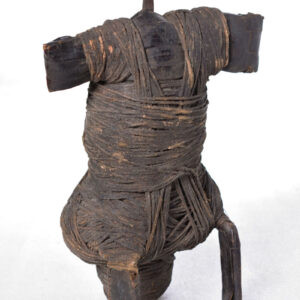 Fetish figure - String, Iron (cast), Leather - Fali - Cameroon