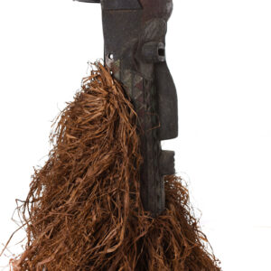 Pumbu Chiefs Mask - Raphia, Wood - Pende - DR Congo