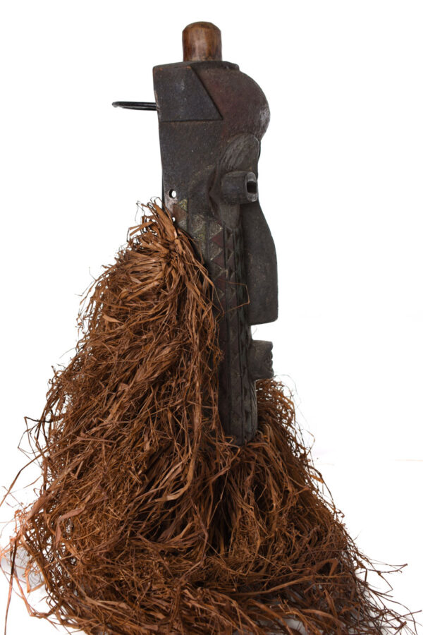 Pumbu Chiefs Mask - Raphia, Wood - Pende - DR Congo