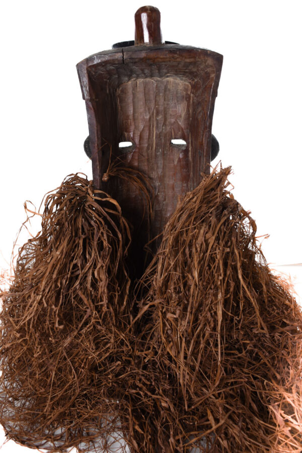 Pumbu Chiefs Mask - Raphia, Wood - Pende - DR Congo